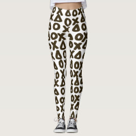 XO geometrische markeringstekens Leggings