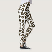 XO geometrische markeringstekens Leggings (Rechts)