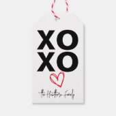 XO gepersonaliseerd cadeau Label Cadeaulabel (Voorkant)