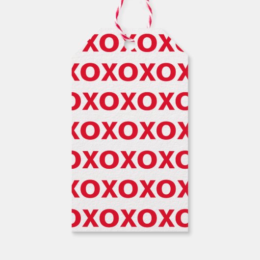 XO gepersonaliseerd cadeau Label Cadeaulabel (Achterkant)