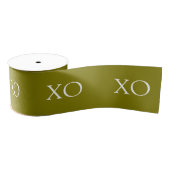XO Gold Ribbon Grosgrain Lint (Spoel)