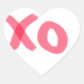 xo hart sticker (Voorkant)