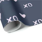 XO Heart Wrapping Paper Cadeaupapier (Rol Hoek)