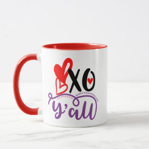 XO Hearts Valentijnsdag Coffee Mok Design