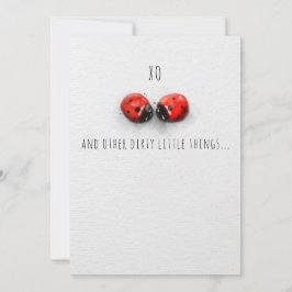 XO HUGS AND KISSES BUGS VERSION 1 Valentijn card Bedankkaart