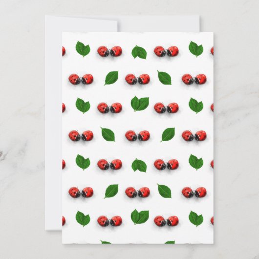 XO HUGS AND KISSES BUGS VERSION 2 Valentijn card Bedankkaart (Achterkant)