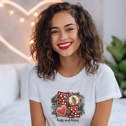 XO Knuffels en Kusjes, Leuke Valentijn T-shirt