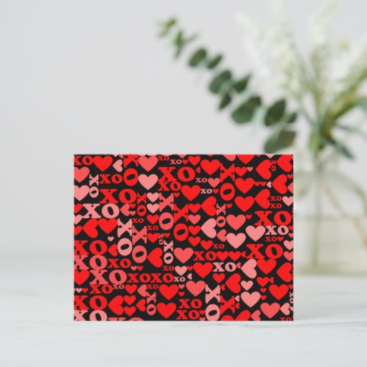 XO mozaïek Briefkaart (Staand voorkant)