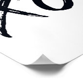 XO Script Love en Hugs Poster (Hoek)