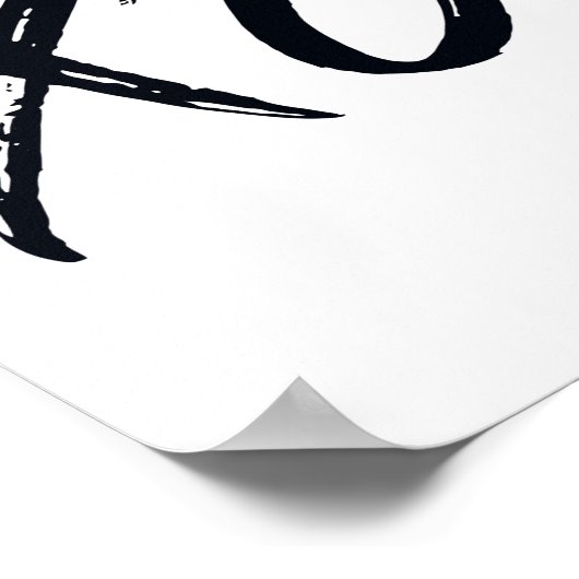 XO Script Love en Hugs Poster (Hoek)