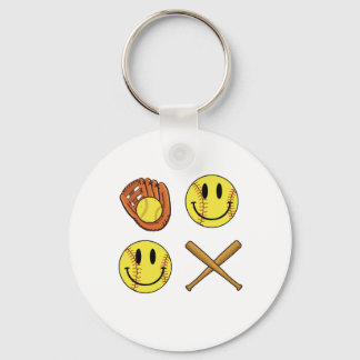 XO softball.png Sleutelhanger