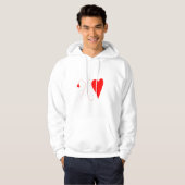 XO Valentijnsdag ontwerp Hoodie (Voorkant volledig)
