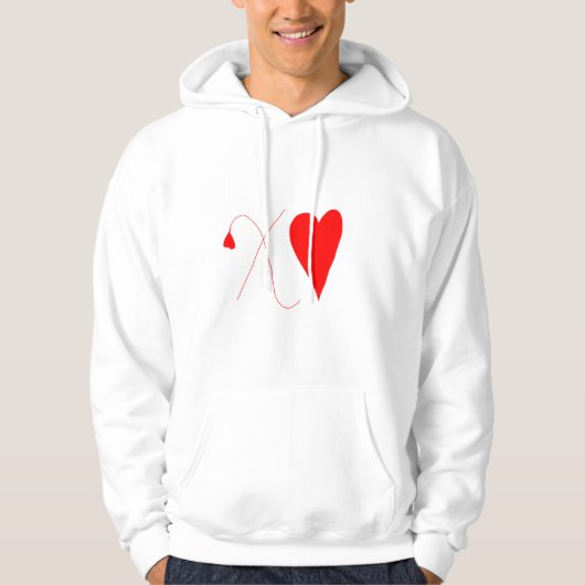 XO Valentijnsdag ontwerp Hoodie (Voorkant)