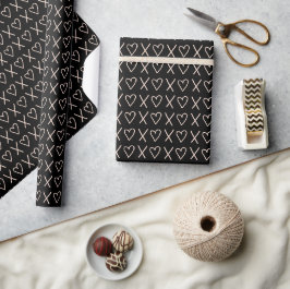 Xo Valentijnse - Hearts Patroon Cadeaupapier