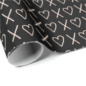 Xo Valentijnse  - Hearts Patroon Cadeaupapier (Rol Hoek)