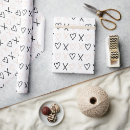 Xo Valentijnse - Hearts Patroon Cadeaupapier