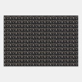 Xo Valentijnse  - Hearts Patroon Inpakpapier Vel (Voorkant 2)