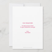 XO Valentijnshartenvlakkaart. Kaart (Achterkant)