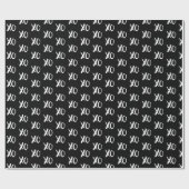 XO XO Hugs en Kisses Cadeaupapier (Vlak)