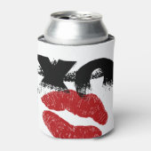 XO XO kus me retro blikhouder / BBQ, leuke feestje Blikjeskoeler (Blikje Voorkant)