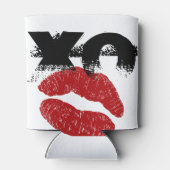 XO XO kus me retro blikhouder / BBQ, leuke feestje Blikjeskoeler (Achterkant)