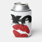 XO XO kus me retro blikjeskoeler / BBQ, leuke fees (Blikje Achterkant)