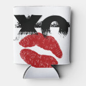 XO XO kus me retro blikkoeler / BBQ, leuke feestje Blikjeskoeler (Voorkant)