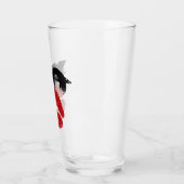 XO XO kus me retro Glass/Fun Party drinken Glas (Links)