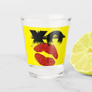 XO XO kus me retro shotglas / leuke feestje Shot Glas