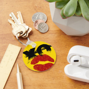 XO XO kus me retro sleutelhanger / Leuke feestmode