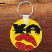 XO XO kus me retro sleutelhanger / Leuke feestmode (Voorkant)