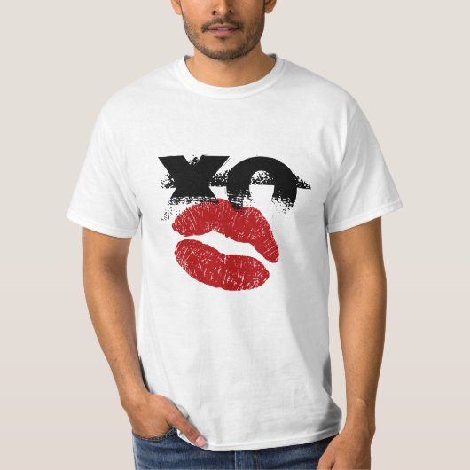 XO XO kus me retro T-shirt / Meisjes, Jongens Fees (Voorkant)