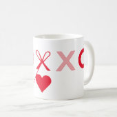XO❤️XO speciaal ontwerp Koffiemok (Voorkant rechts)
