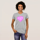 "XO, XO, XO" Cute Heart Kawaii T-shirt (Voorkant volledig)