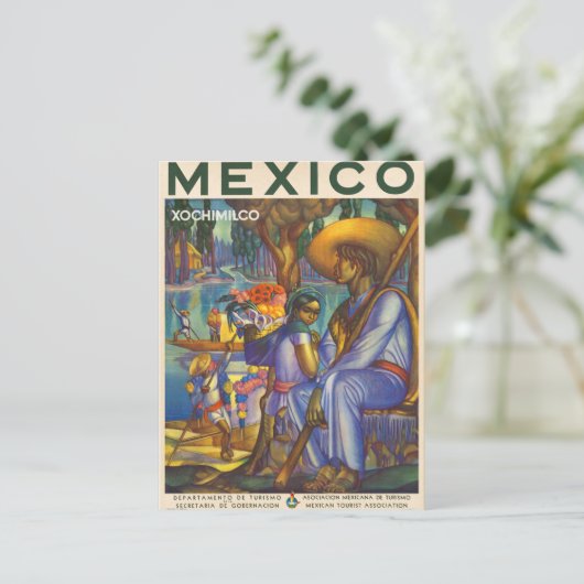 Xochimilco Briefkaart (Staand voorkant)