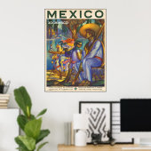 Xochimilco Poster (Thuiskantoor)