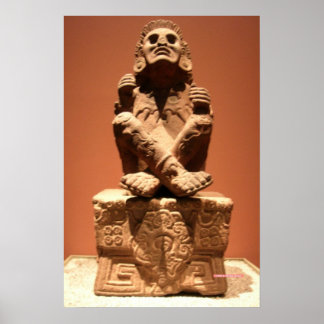 Xochipilli, Aztec God of Music Poster