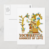 Xochiquetzal Briefkaart (Voorkant / Achterkant)