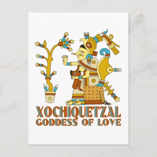 Xochiquetzal Briefkaart (Voorkant)