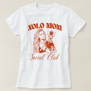 Xolo Hond Mama Sociale Club Vrouwen T-shirt