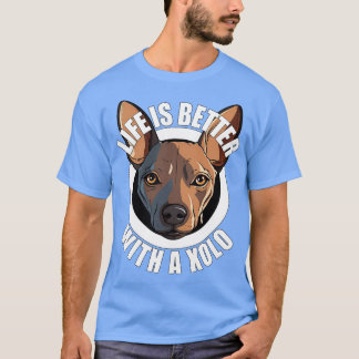 Xolo Xoloitzcuintle leven is beter met een hond ge T-shirt
