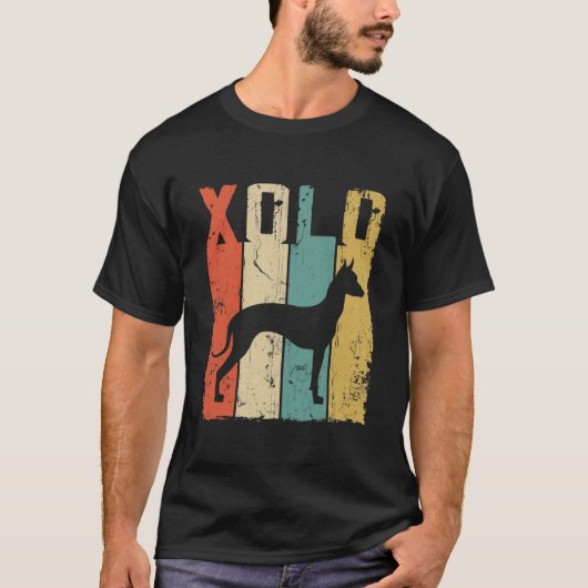 Xolo Xoloitzcuintle Mexican Hairless Dog  R T-shirt (Voorkant)