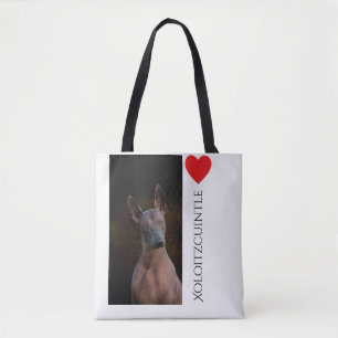 Xoloitzcuintle Canvas tas