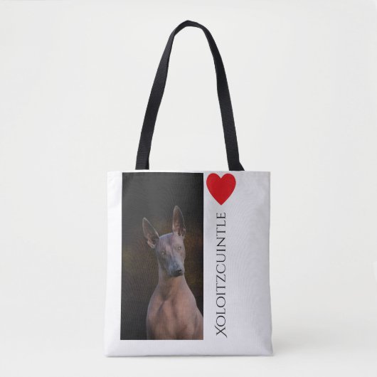 Xoloitzcuintle Canvas tas (Voorkant)