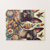  Xoloitzcuintle Illustratie Legpuzzel (Horizontaal)