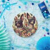  Xoloitzcuintle Illustratie Papieren Bordje (Feest)