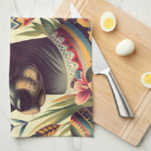  Xoloitzcuintle Illustratie Theedoek (Quarter Fold)