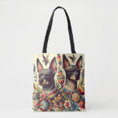  Xoloitzcuintle Illustratie Tote Bag (Voorkant)