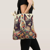  Xoloitzcuintle Illustratie Tote Bag (Dichtbij)