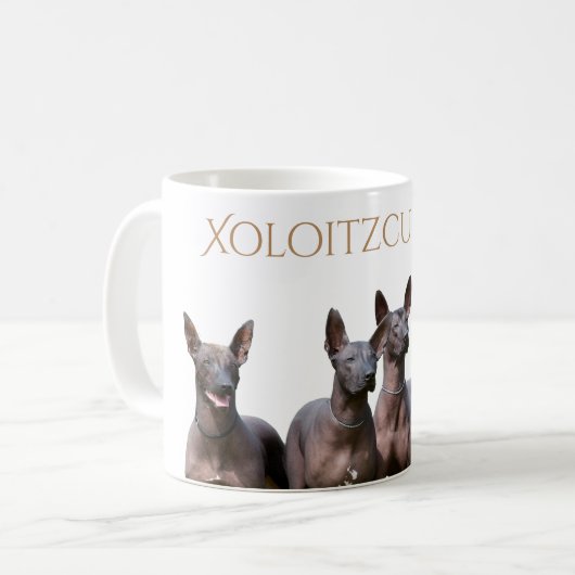 Xoloitzcuintle Mok (Voorkant links)